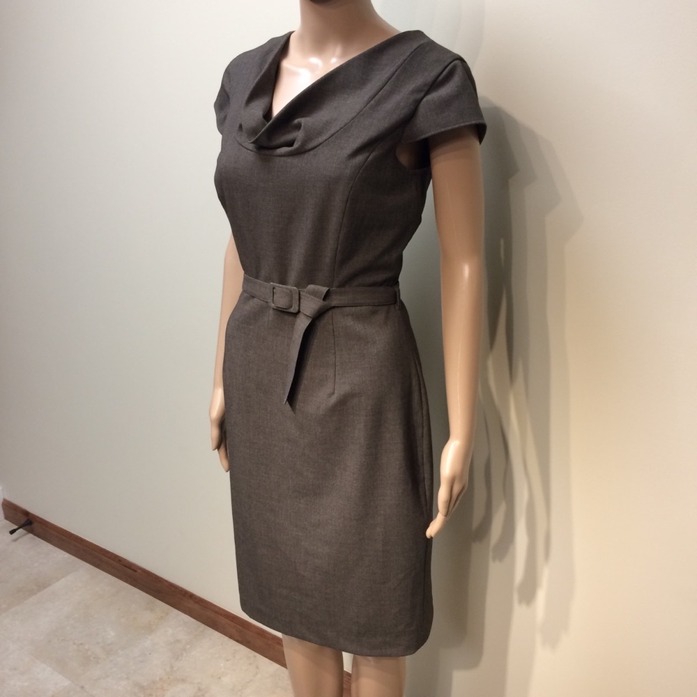 Calvin Klein gray hourglass dress